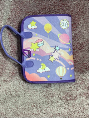 Girls Winblo toddler Montessori Learning Busy Board Purple